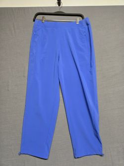 Chico's Blue Pull On Pants with Zipper Pockets Size 0.5 US 6