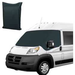 Class B Windshield Cover With Mirror Cut Outs