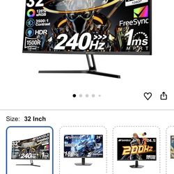 240Hz Gaming Monitor 32”