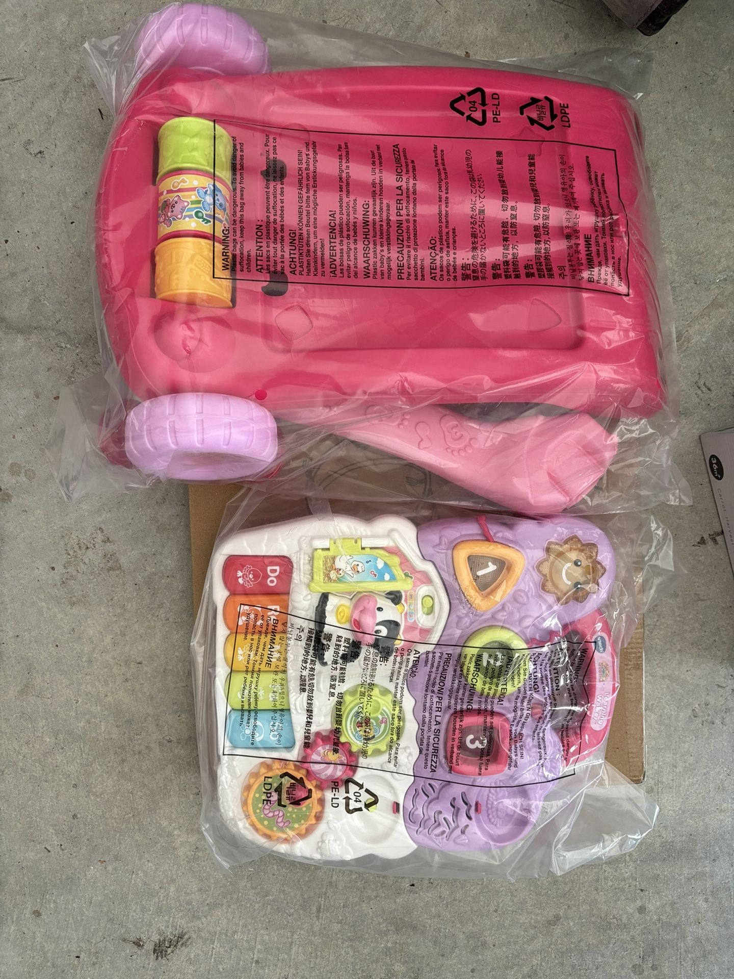 Baby girl items 0-12m, New Toys never been open