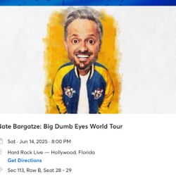 Nate Bargatze. Saturday, June 14, 8 Pm.