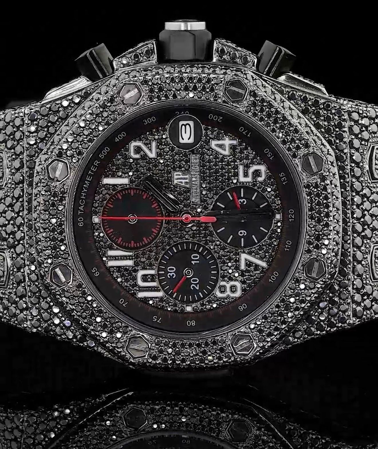 Moissanite Audemars Royal Oak black Phantom