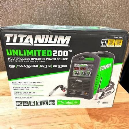 titanium unlimited 200 welder