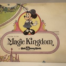 2 Vintage Disney Magic Kingdom maps 1979