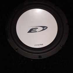 Alpine 12 Subwoofer 