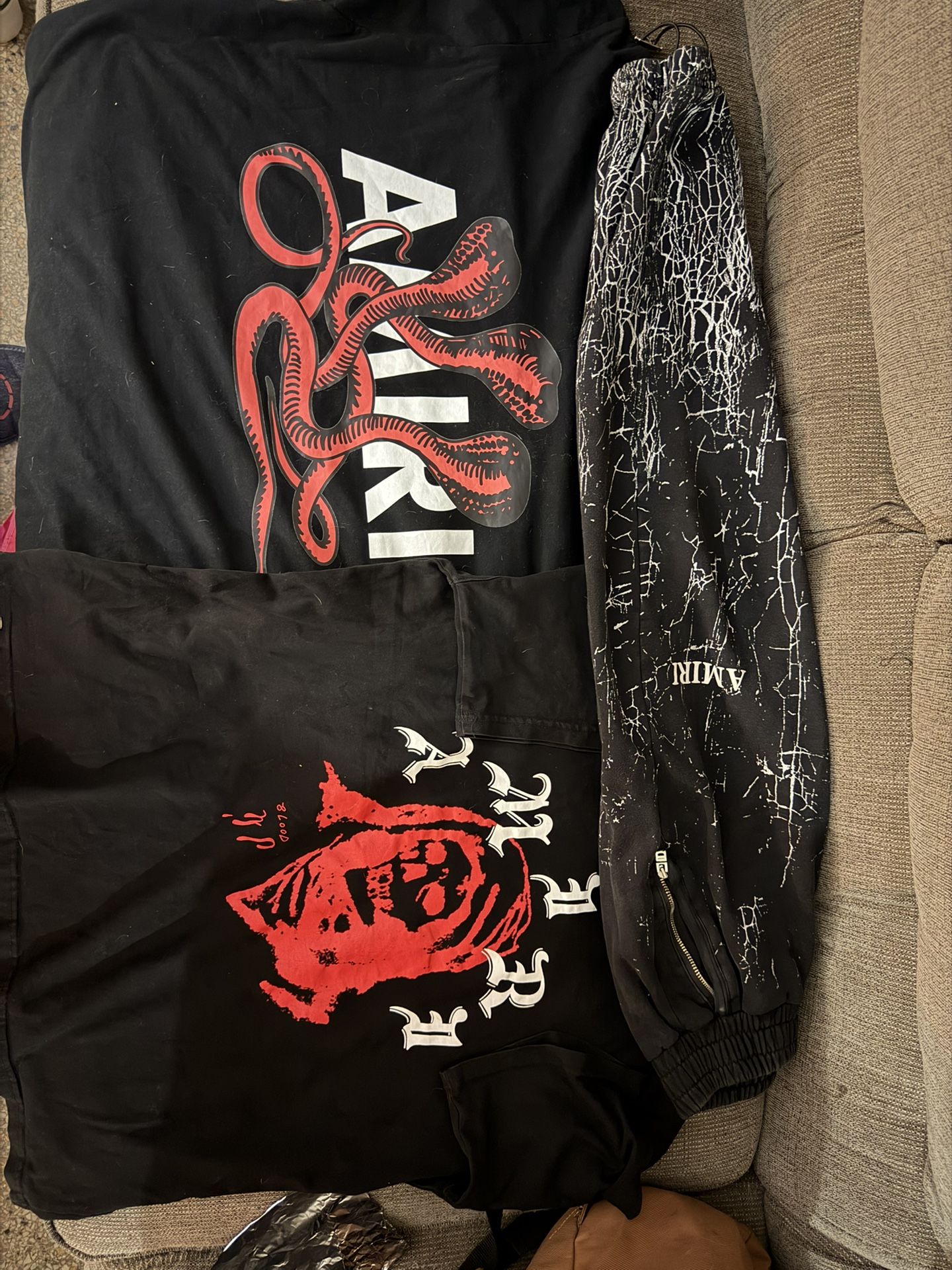 Authentic Amiri Shirts And Joggers