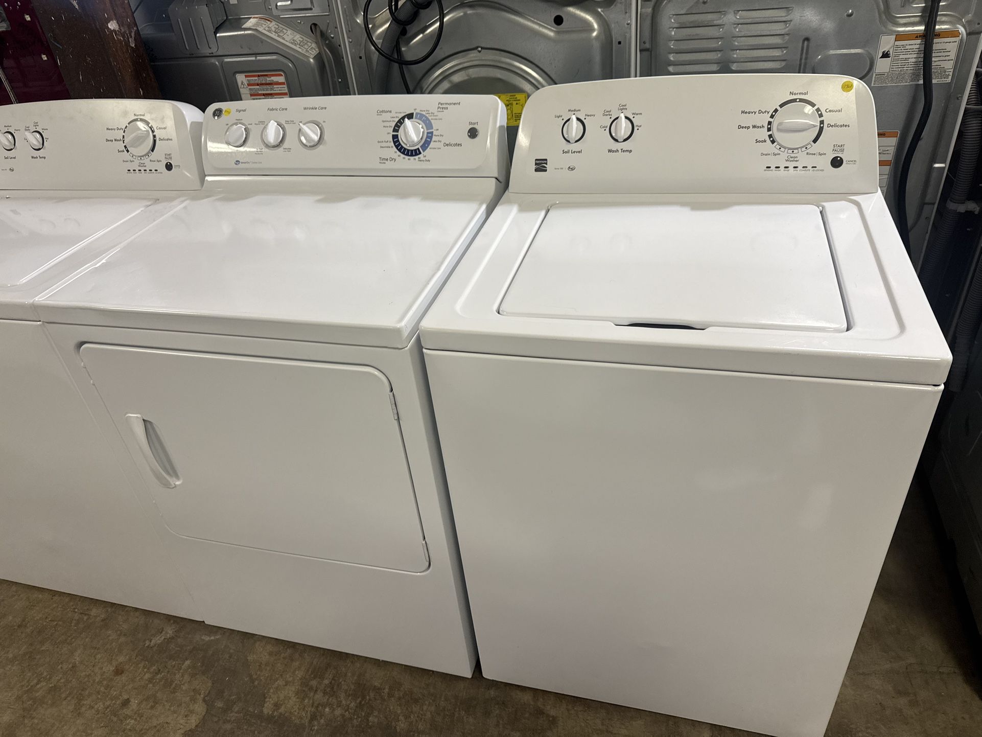 Kenmore Washer And Dryer Set With FREE 1 Year Warranty 