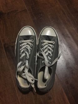 Gray Converse Chuck Taylor size 6.5 womens