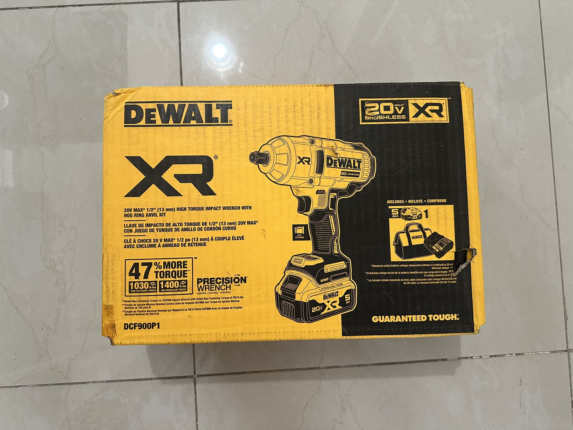 New Dewalt Kit 1/2 Impact High Torque