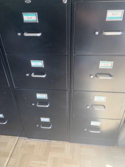 Filing cabinets 8 in total $125 each great condition