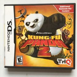 Kung Fu Panda 2 Nintendo DS DSi 2DS 3DS Game complete with case and manual