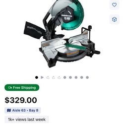 Metabo HPT 12-in 15 Dual Bevel Compound Corded Miter Saw