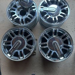 2006-2009 HUMMER H3 CHROME DOUBLE SPOKE ALLOY WHEELS 