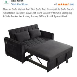 New Sleeper Sofa With USB Charging Ports