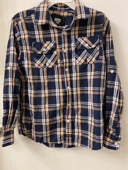 Flannel long sleeve Shirts size (10-12)