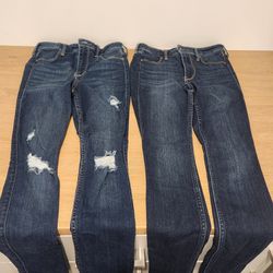 Hollister 1S 25x26 Girls Jeans Skinny 