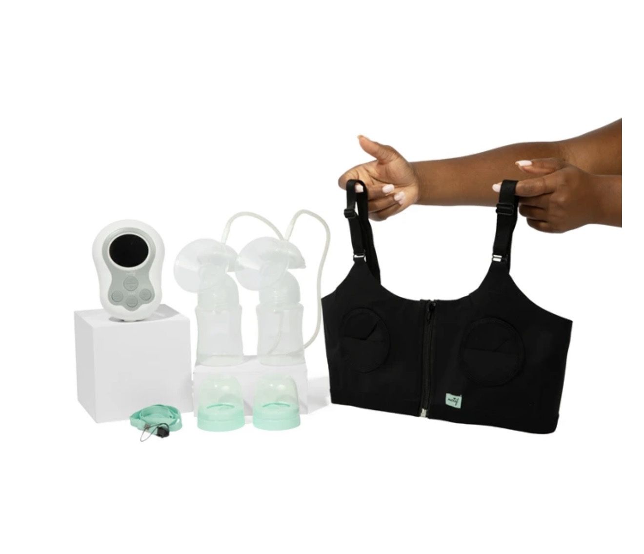 Motif Duo Double Electric Breast Pump with Hands-Free Pumping Bra