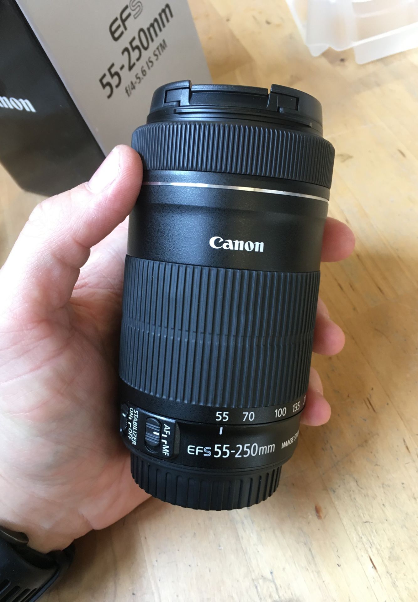 CANON EFS 55-250mm Camera image stabilizer OBO