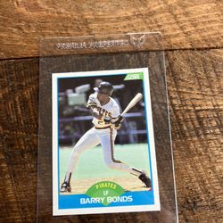 1989 Barry Bonds Card Score