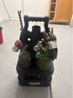 Portable Victor Type Welding & Cutting Torch Kit Oxygen Acetylene