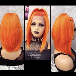 Human Hair Blended Lace Front Wig