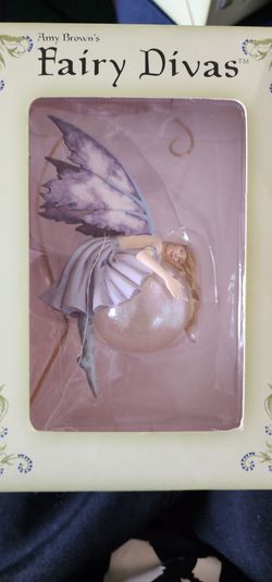 Amy Brown's Fairy Divas "Bubble Rider II" ornament