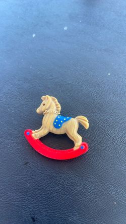 Avon vintage rocking horse pin
