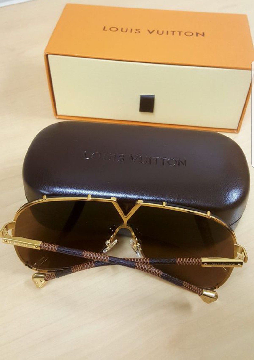 Louis Vuitton, Accessories, Louis Vuitton Grayblack Damier Sunglasses