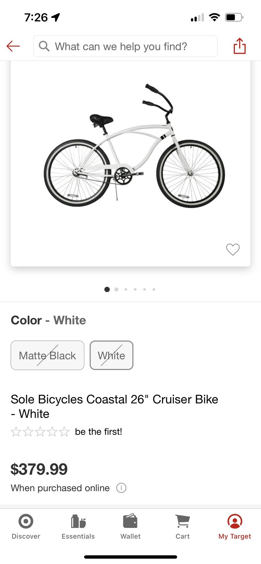 Sole Bicycle Coastal 26" Cruiser Bike