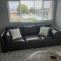 Leather Couch And Chair