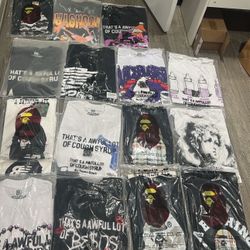 Aloc And Bape Shirts