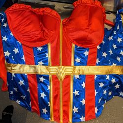 Wonder Woman Corset Costume