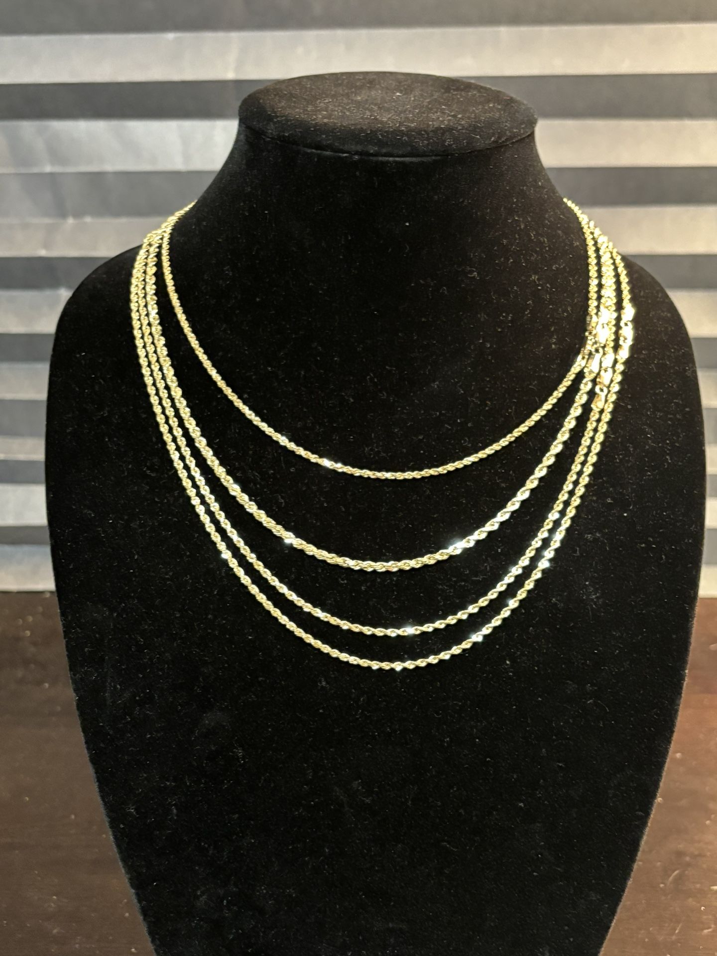 Gold Rope Solid Chain