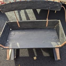 Antique Buckboard Wagon On Wheels 