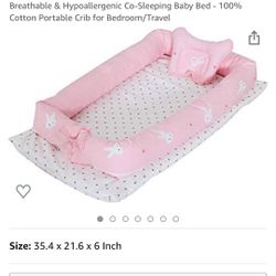 Baby Bassinet For Bed Or Crib 