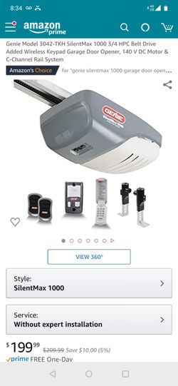 Genie silentmax 1000 garage door opener