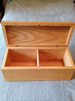 New Oak Recipe Box