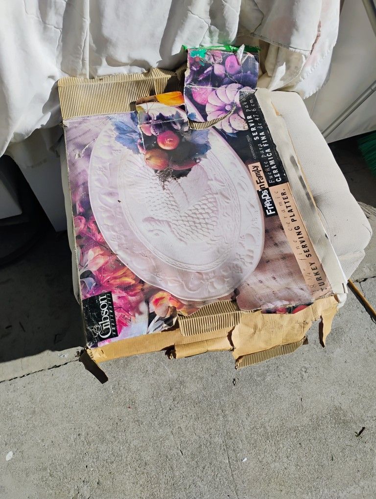 Plato De Cerámica Para Pavo