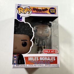 Funko Pop 1233 Miles Morales Target Exclusive Spider-man Across The Spider Verse