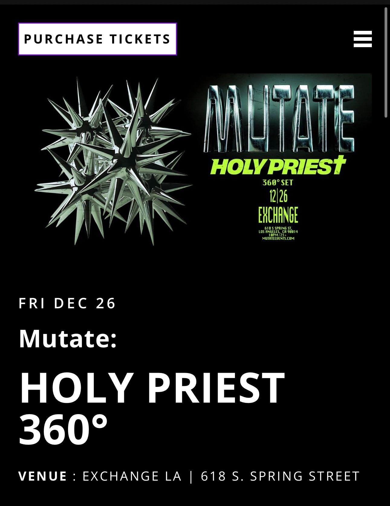Holy Priest Tickets ✝️