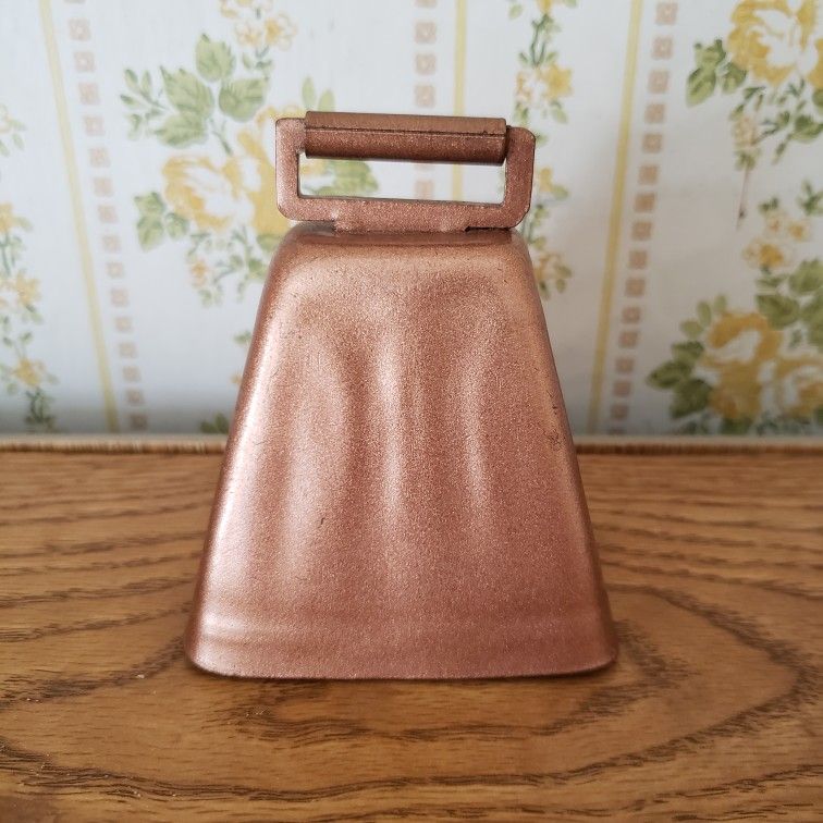 Copper-Tone Cow Bell