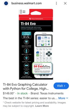 Graphing calculator TI-84 Evo