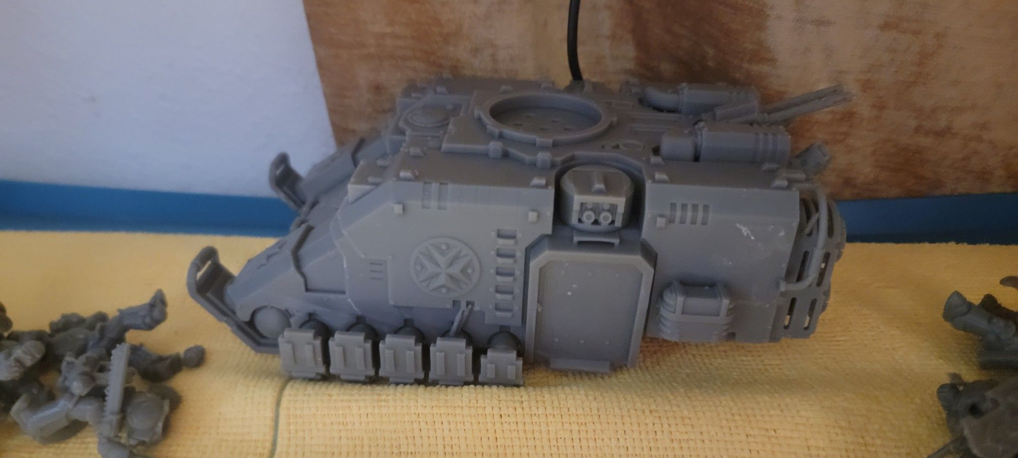 3d Printed Tanks And Miniture War Game Space Marines