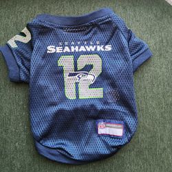 Seattle Seahawks Dog Jersey Small