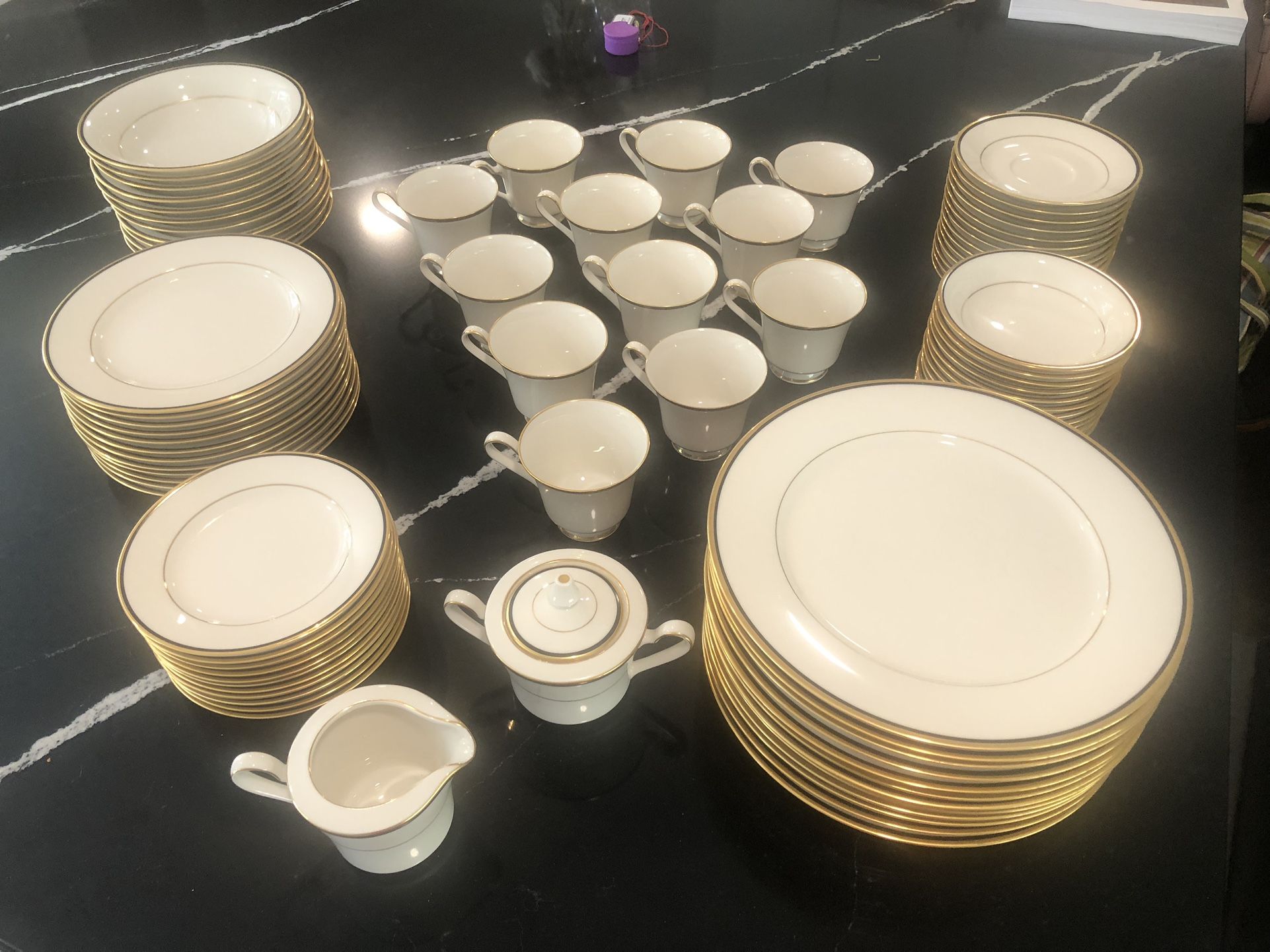 Noritake China 12 place setting #7067 Coronet