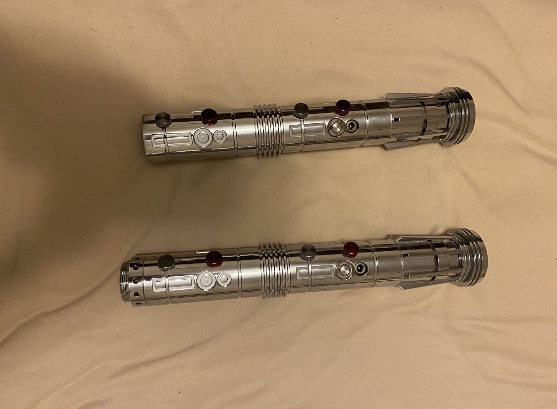 DARTH MAUL DUEL LIGHTSABERS NEOPIXEL IMPERIAL WORKSHOP