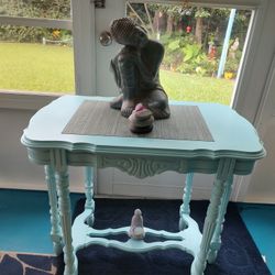 Antique 6 Leg Fluted Table 