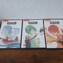 Avatar The Last Airbender Books 1 Water  2 Earth 3 Fire Complete DVD Collection