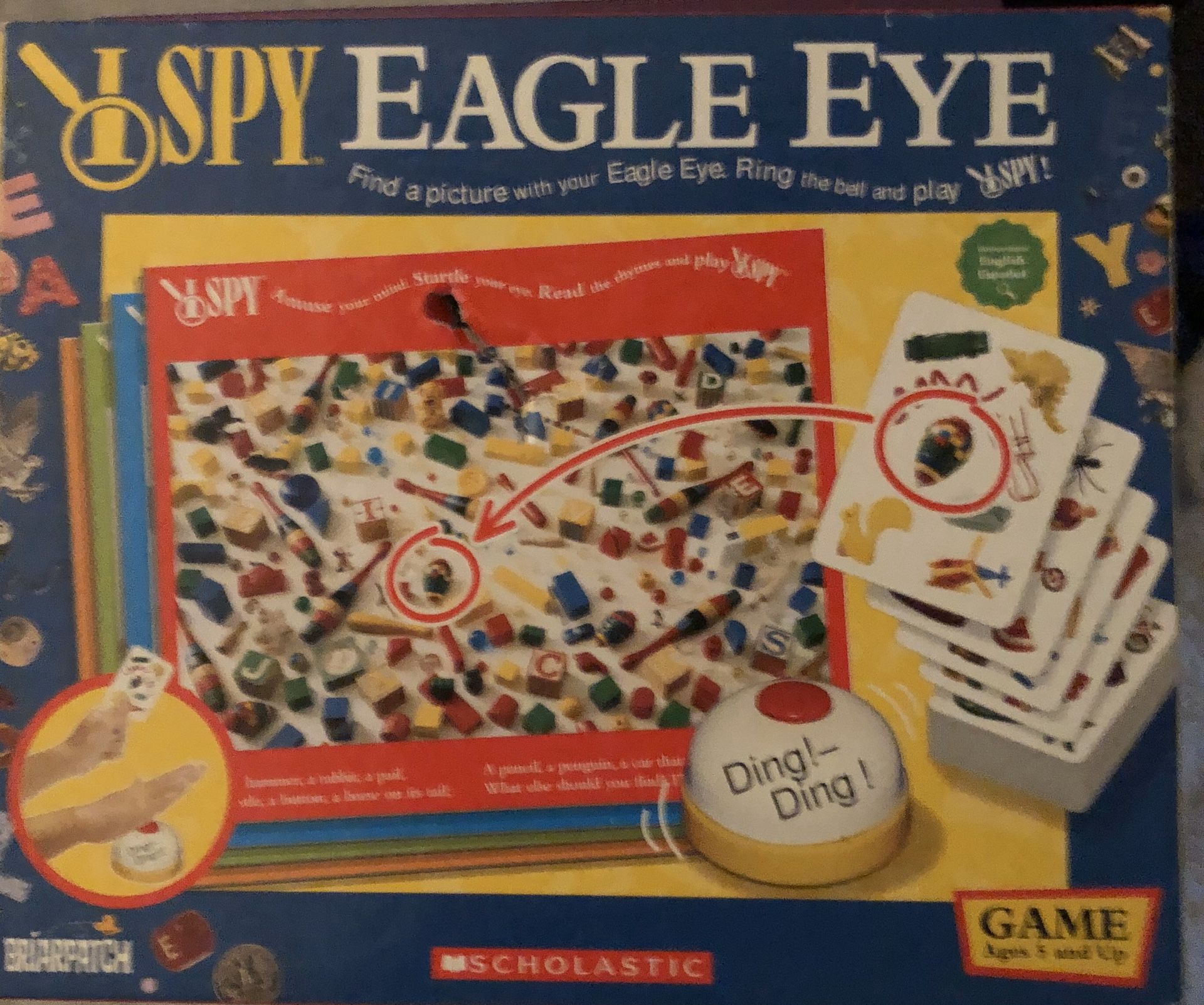 I spy eagle eye board game