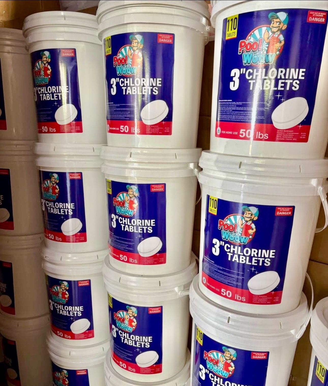 3 Chlorine Tablets 3 inch 50 Lb